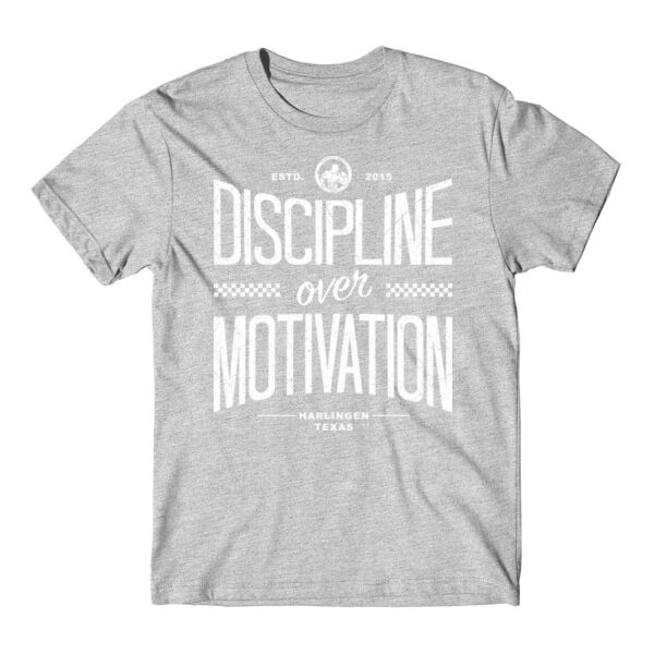 DISCIPLINE OVER MOTIVATION - T-SHIRT - $C9H65Z$ Thumbnail